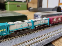 JAPAN RAIL JRF 24 FOOT Tank Container N SCALE 1:160