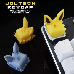 Jolteon Pokemon - Keycap 3D mechanical keyboard - Eeveelutions