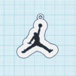 Jordan Logo Keychain