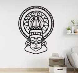 kathakali face wall decoration