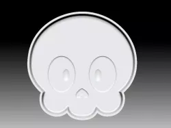 KAWAII SKULL BATH BOMB MOLD