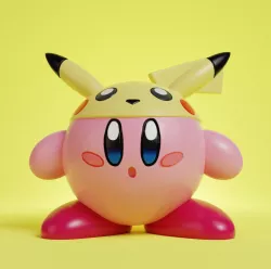 Kirby Cosplay Pikachu
