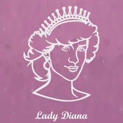 Lady Diana (Lady Di) Flat Figure