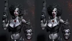 Lady Lobo 3D Print