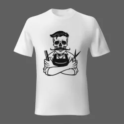LARGE SKELETON FOR BARBERSHOP SVG / STL