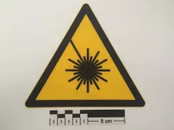 Laser Warning Sign (Laserwarnzeichen)