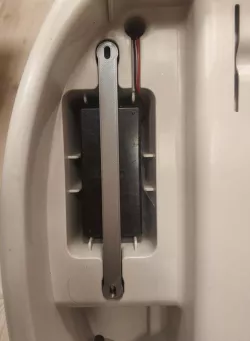 Litter robot III backup battery cover