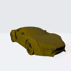 Lykan Hypersport 3D Model Ready for Print