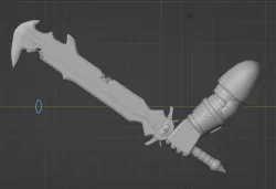 Malefic sword