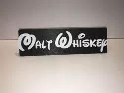 Malt Whiskey Sign