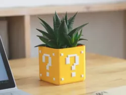 Mario Bros Concrete Flowerpot Mold