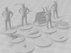 Marvel Crisis Protocol 3D Tokens
