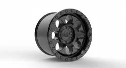 Matte Black Black W Black Bolts Rf Black Rhino Riot Beadlock Wheel Series Riot Beadlock