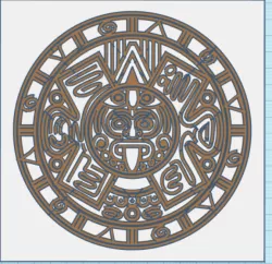 MAYA CALENDAR TABLE 3D