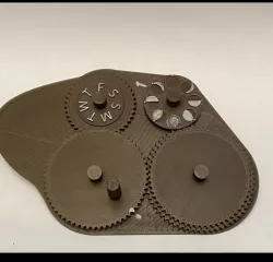 Mechanical Moon Phase Calendar