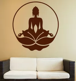 Meditating Buddha Wall Art Decor