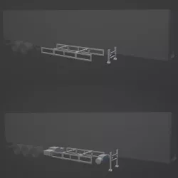 N scale Semi Trailer Detail Set