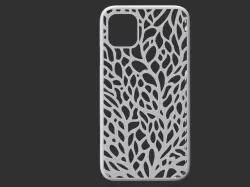 Nature Branches Pattern I-Phone 11 3D Case Printable .STL