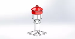 NAUTICAL LIGHTHOUSE BIRD FEEDER