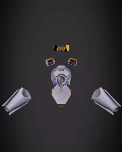 Overwatch 2 Tracer Armor and mask for Cosplay