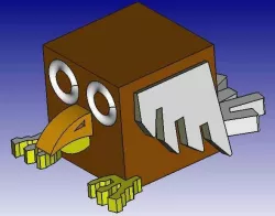Owl 3D Block Zoo