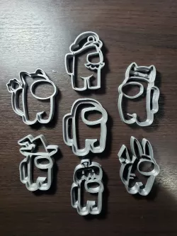 Pack among Us(7 models- cookies cutter)