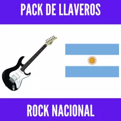 Pack de llaveros bicapa - Bandas de Rock Nacional