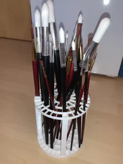 Paint brush stand - organizer