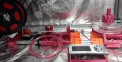 Pet Bottle pulling machiine - dual core filament mix