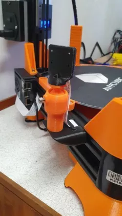 Pi Cam Ball joint mount for Kossel or 2020 frame printer