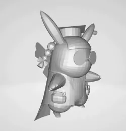 Pikachu Cosplay Pokemon Lowpoly