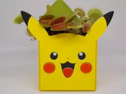Pikachu, minimalist flowerpot
