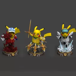 pikachu one piece admirals