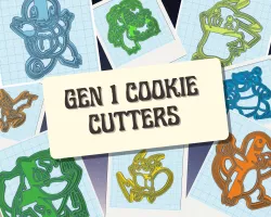 Pokemon: Gen 1 Cookie Cutter Set