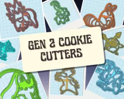 Pokemon: Gen 2 Cookie Cutter Set