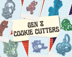 Pokemon: Gen 8 Cookie Cutter Set