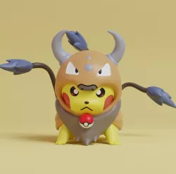 Pokemon - Pikachu Tauros Cosplay