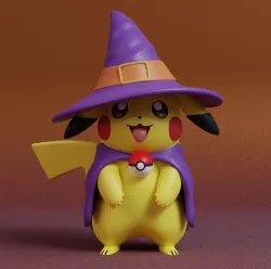 Pokemon - Pikachu Witch Halloween
