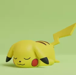 Pokemon - Sleeping Pikachu
