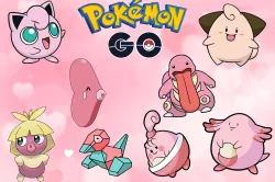 Pokémon GO Valentine's Day event keychains / Llaveros del evento de San Valentín de Pokémon GO