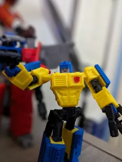 Police Dude with Swat Boy robot / police station / battle mode