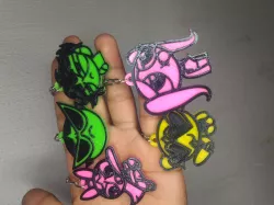 Power puff girls keychain - Power puff girls keychain