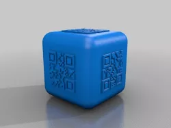 qr code dice smooth