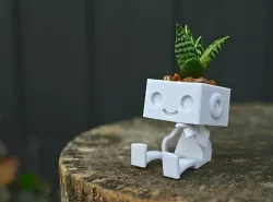 Robbie the Robot Planter