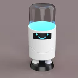 robot astronaut lamp for children