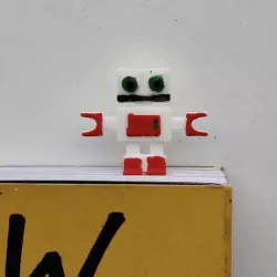 Robot Bookmark (print in place).