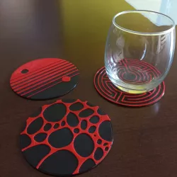 Round cup holder, various models