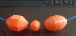 Running activity visualization beads