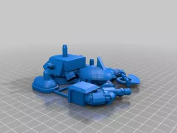 SD Char Zaku II Moving Mono-Eye Gundam Gunpla 3d Print