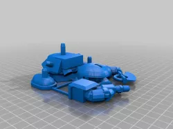 SD Zaku II Moving Mono-Eye Gundam Gunpla 3d Print